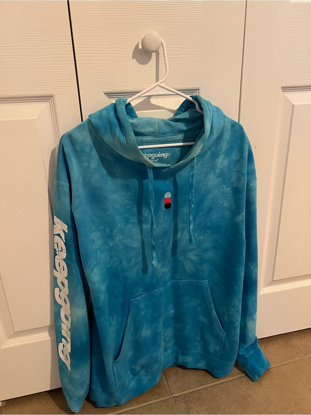 Mike. Keep Going Tie-Dye Hoodie